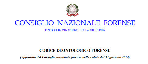 Codice Deontologico Forense