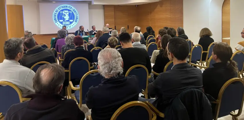 un momento della conferenza