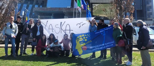 Manifestazione caso Yaska