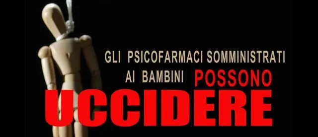 Merano: campagna NO psicofarmaci ai bambini volantino campagna NO psicofarmaci ai bambini