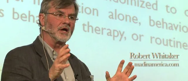 Robert Whitaker: Disabilità e Disturbi dell’Umore nell'era del Prozac