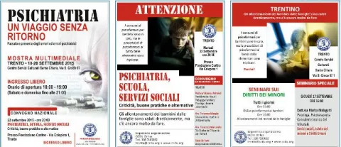 Trento - Terza edizione della mostra multimediale Psichiatria: un viaggio senza ritorno